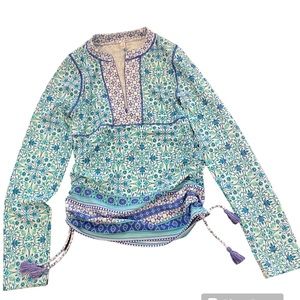 Girls Cabana Life Rash Guard Size 14 Long sleeve swim top